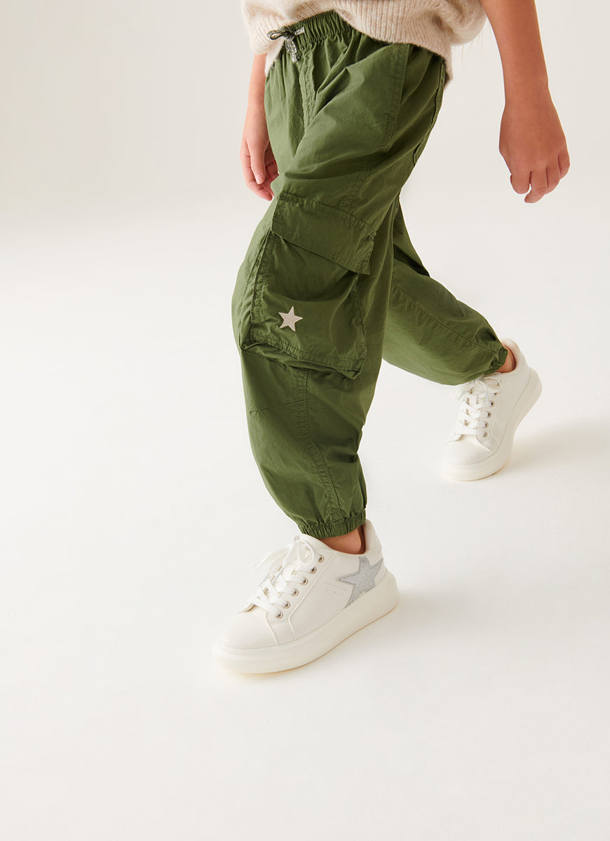 Khaki Cargo Trousers Mint Velvet
