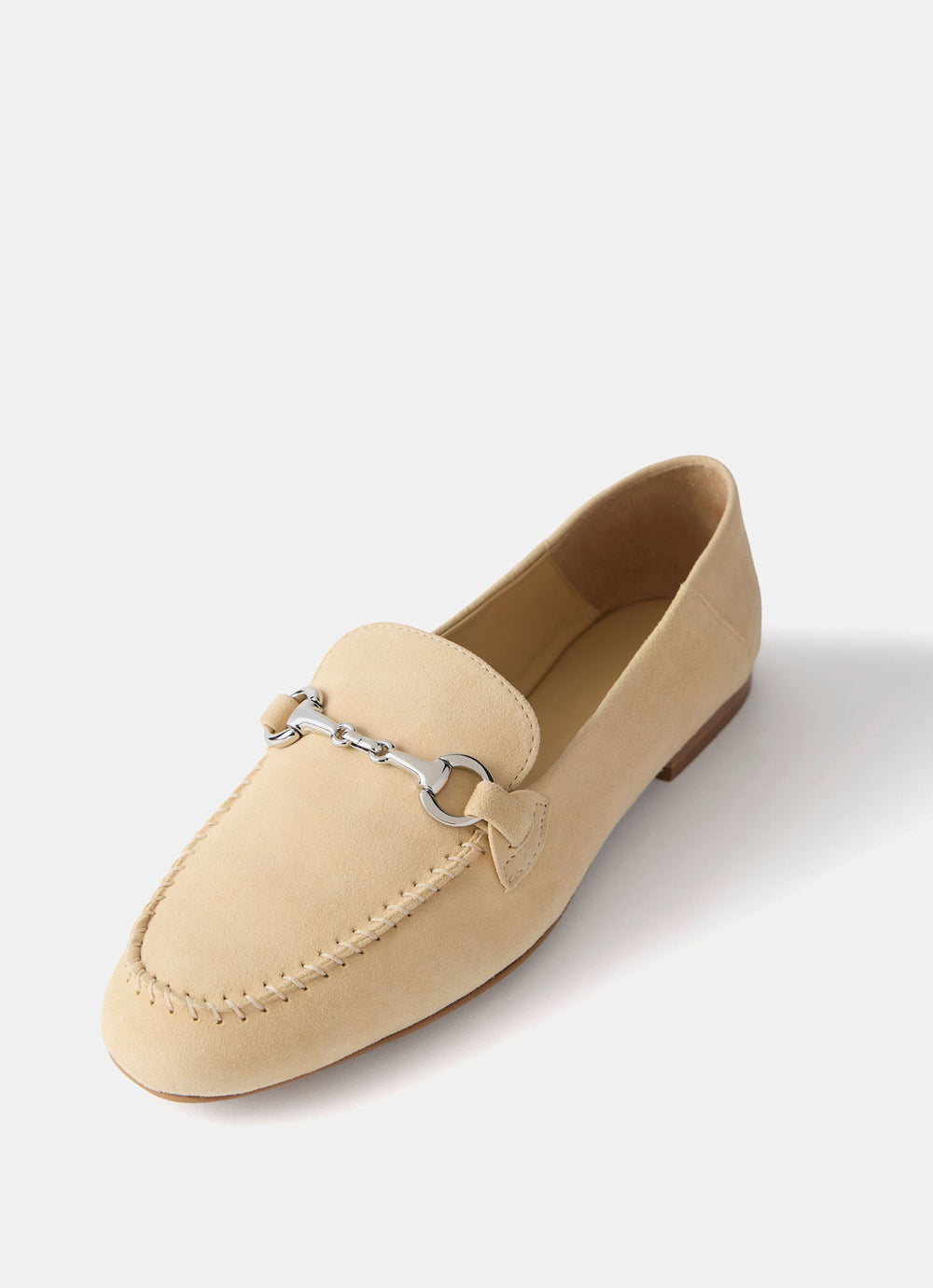 Claire Butter Yellow Suede Loafers