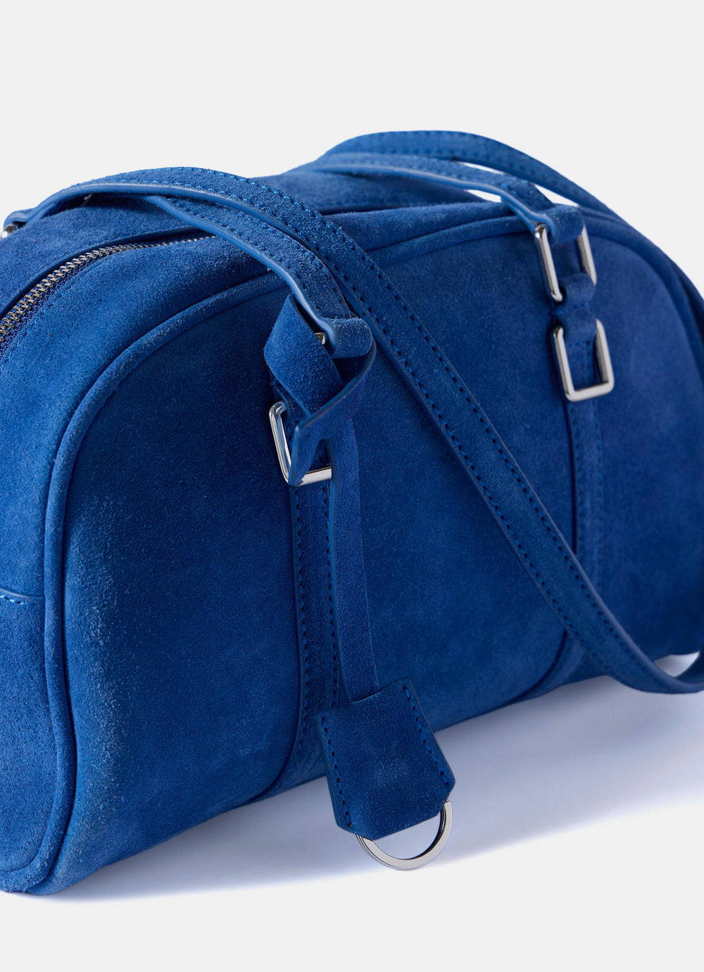 Otti Blue Suede Shoulder Bag