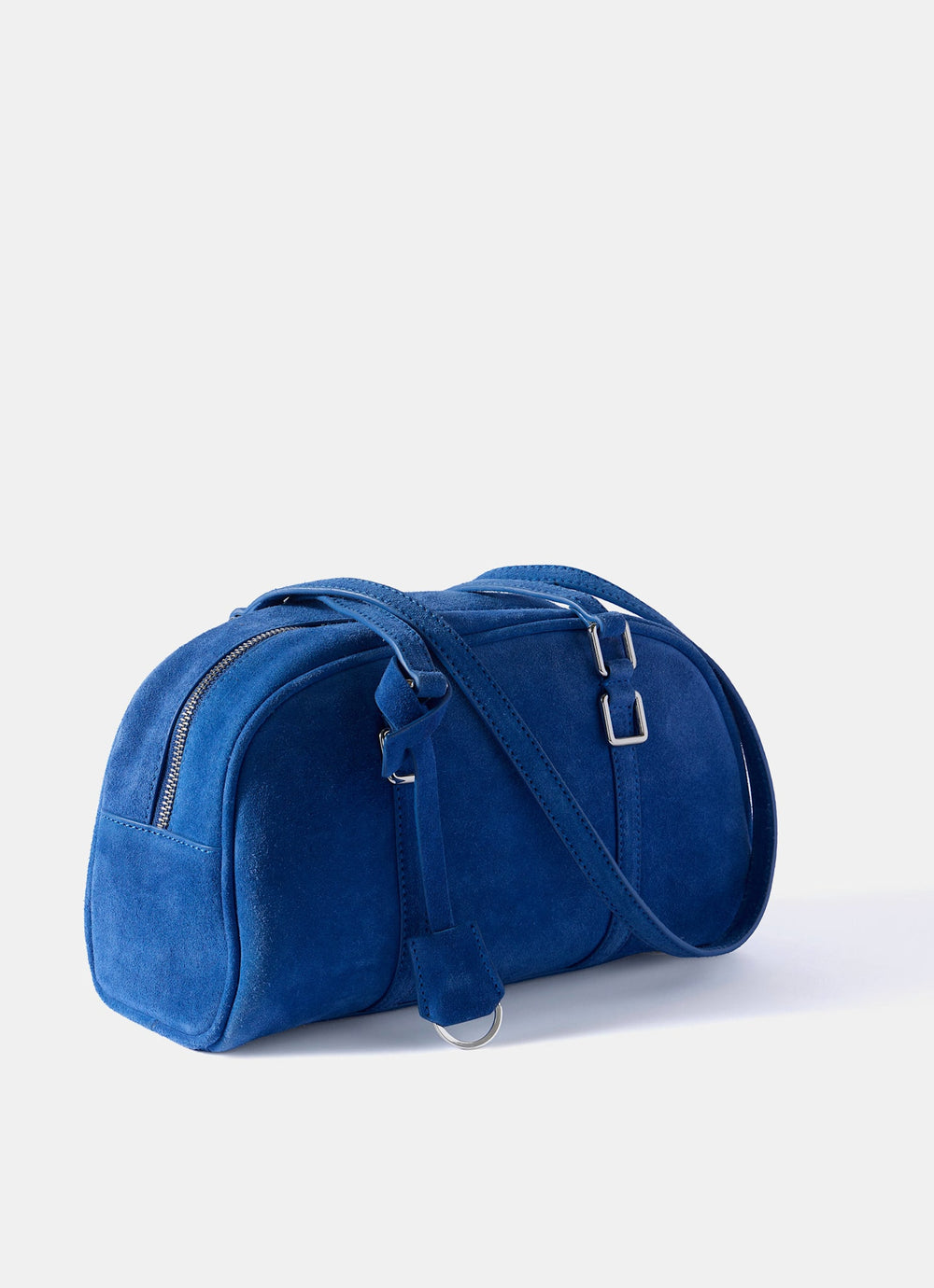 Otti Blue Suede Shoulder Bag