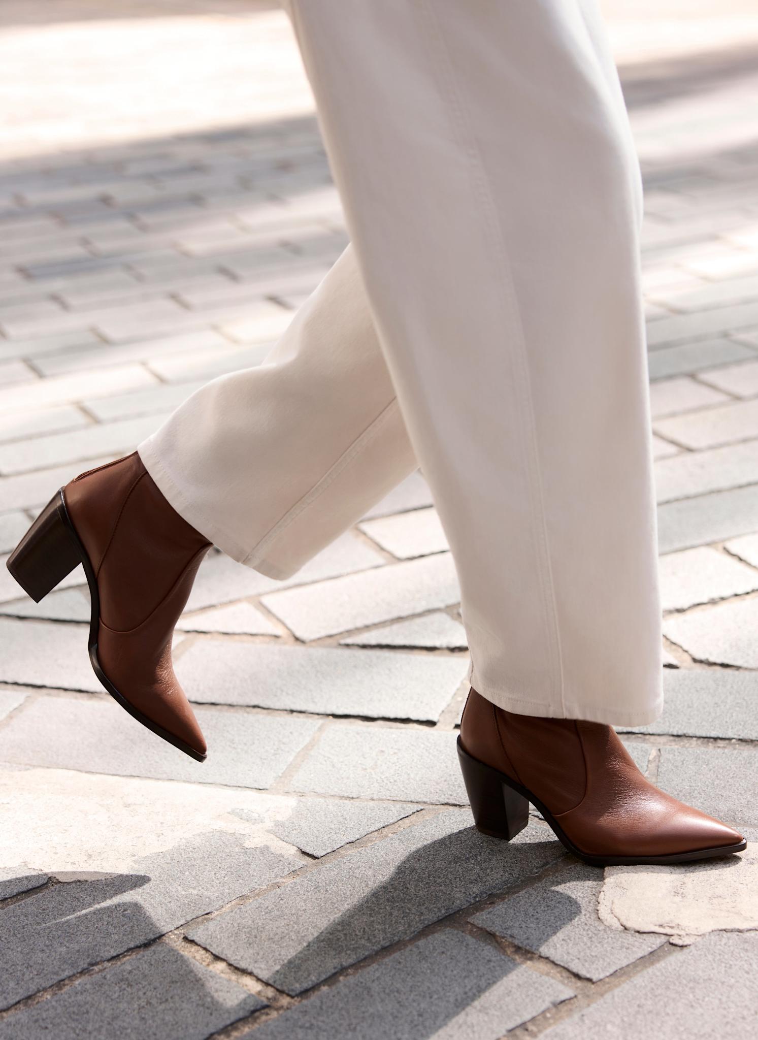 Amy Tan Leather Ankle Boots – Mint Velvet - Main Image