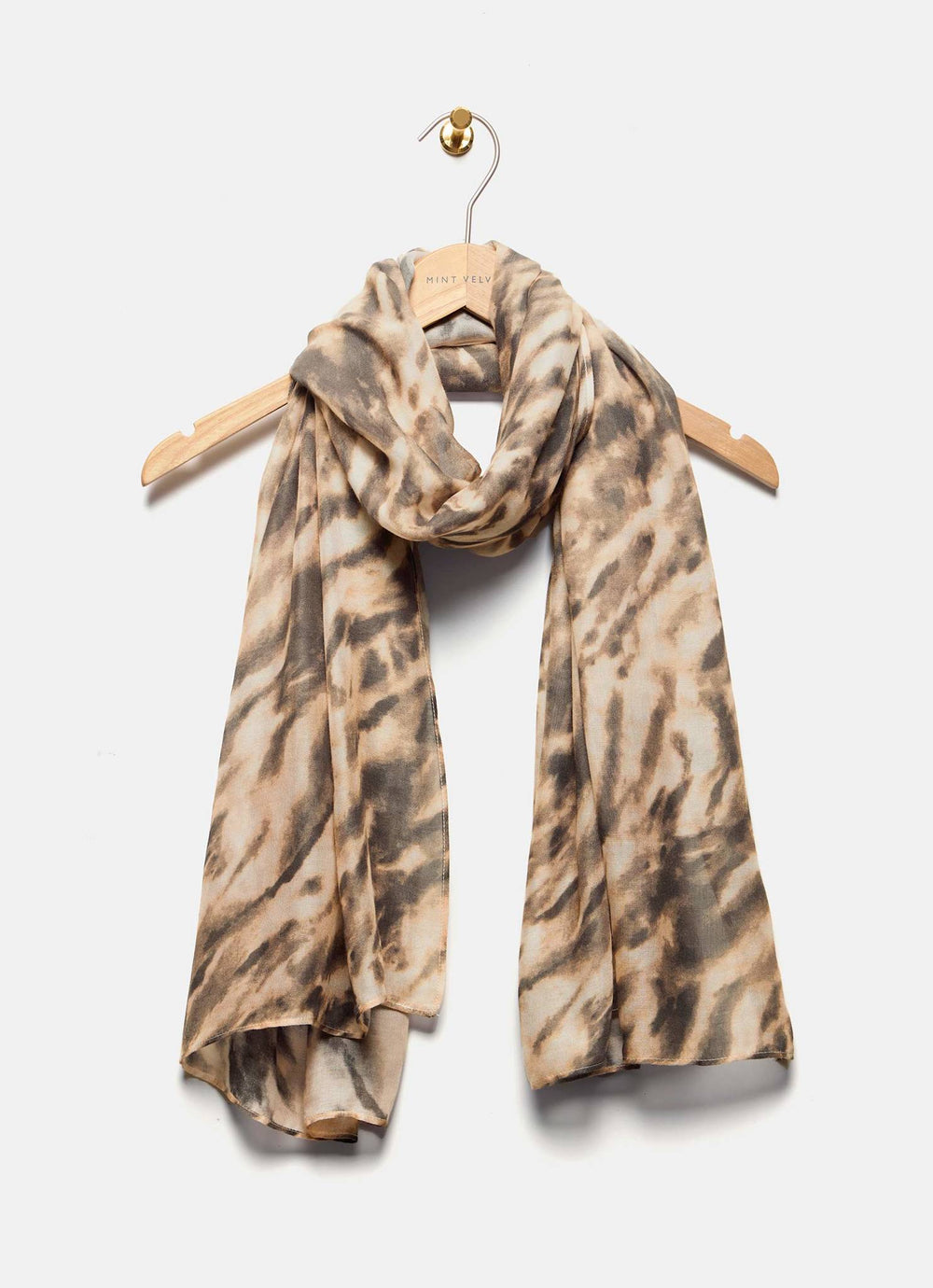 Animal Print Lightweight Scarf