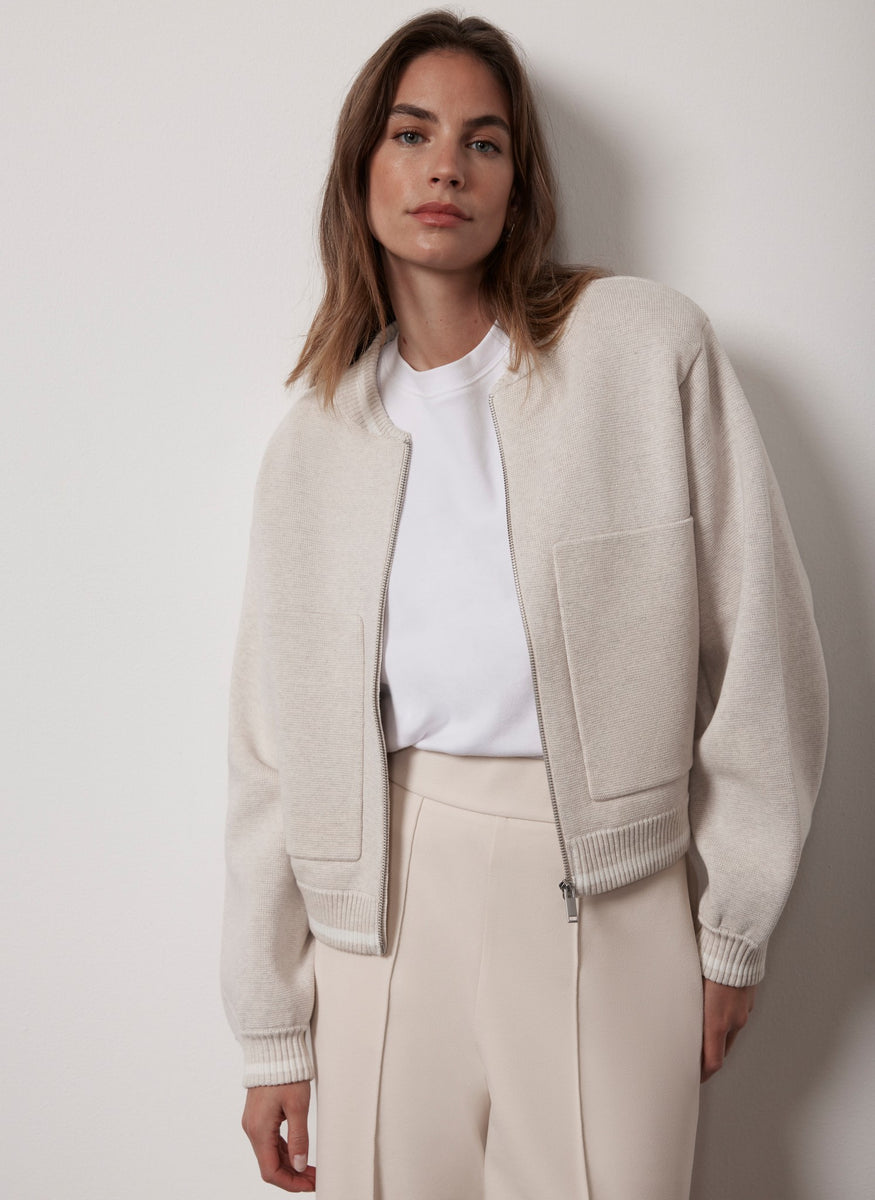 Mint velvet ivory sale bomber jacket