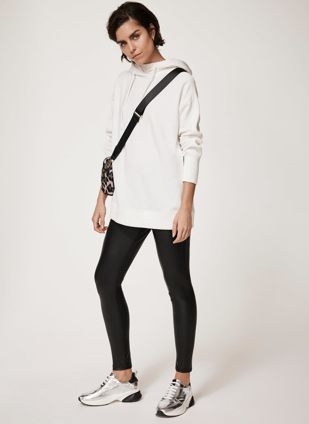 Black Faux Leather Leggings