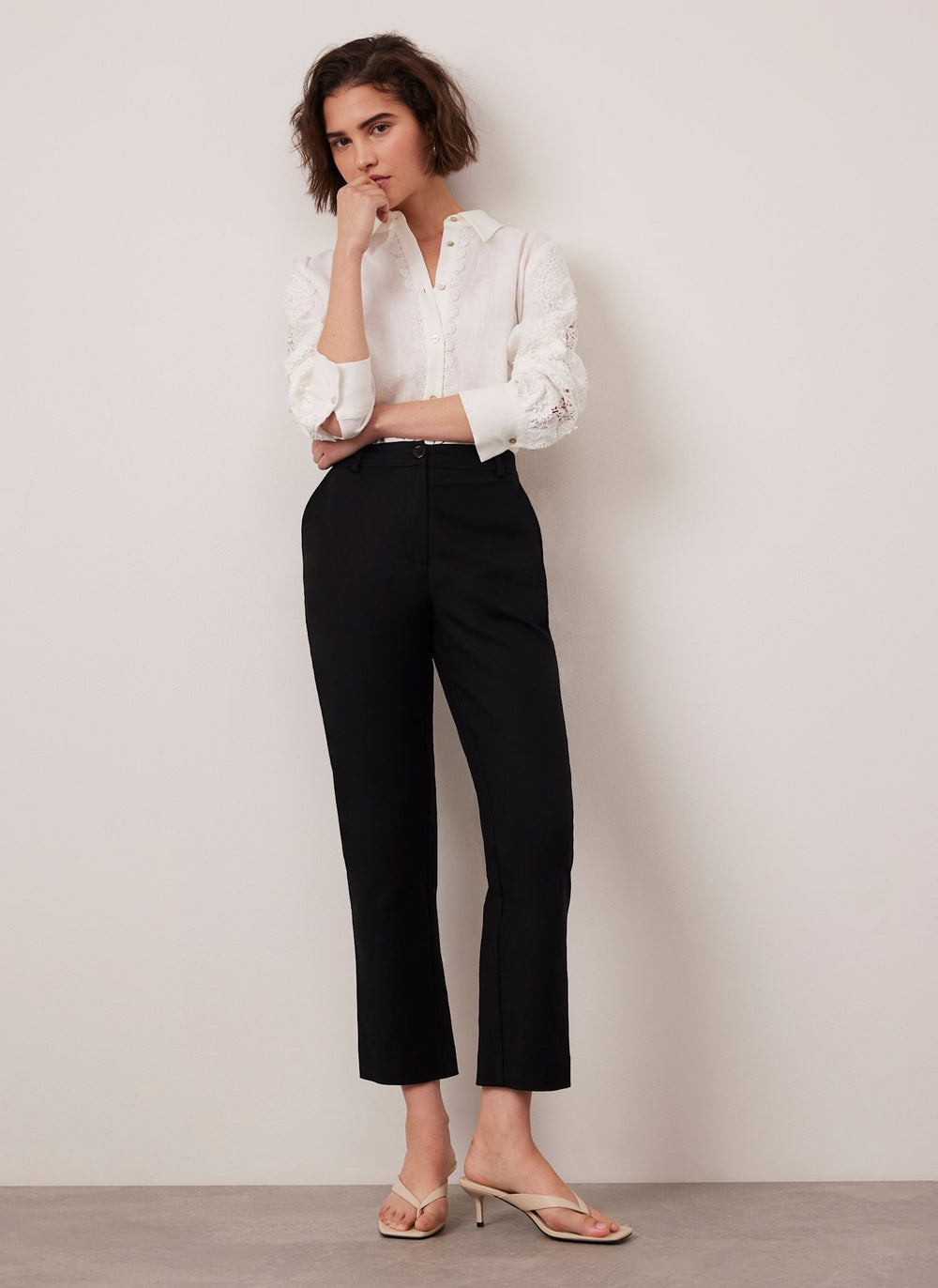 Black Capri Trousers