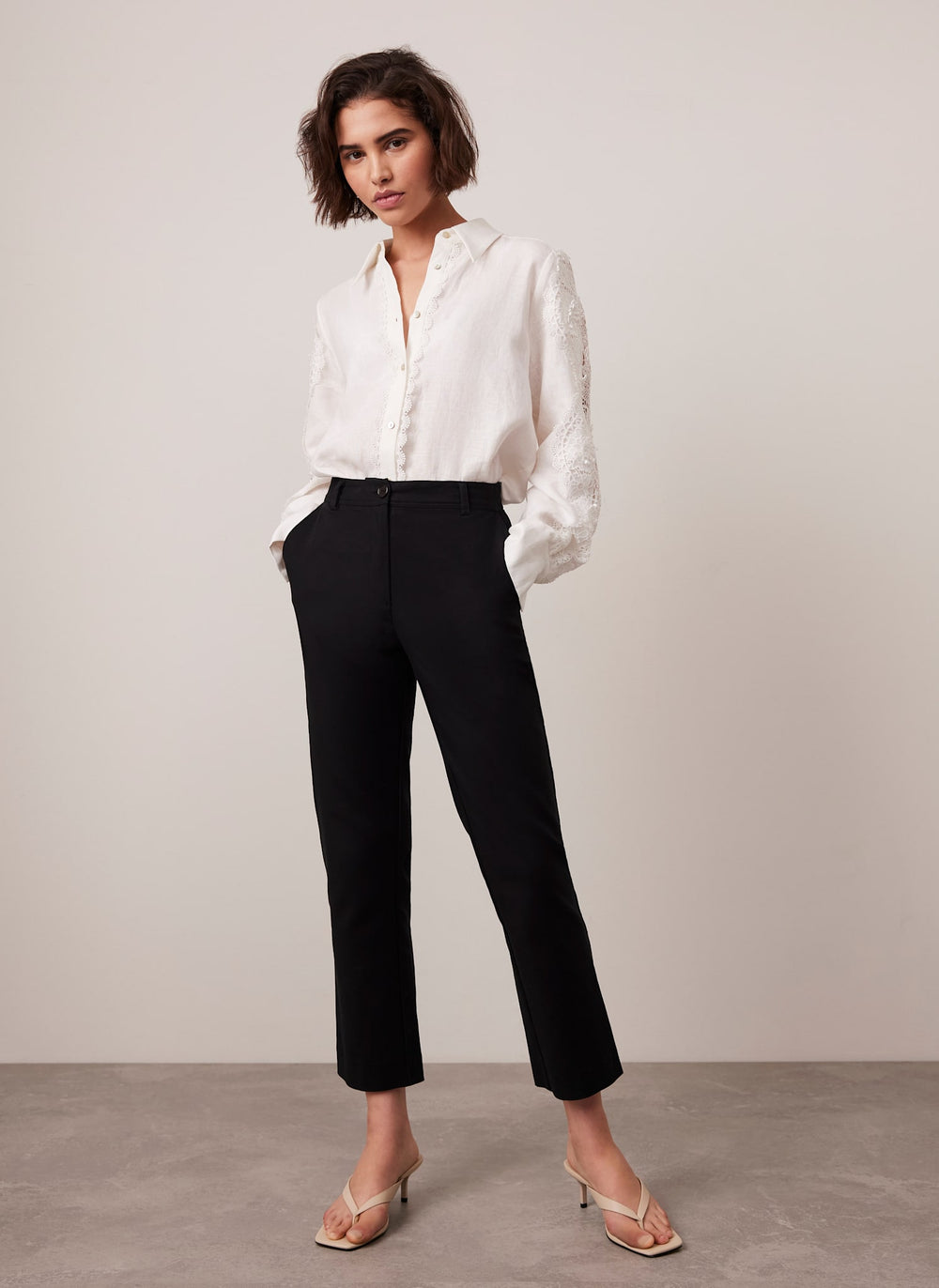 Black Capri Trousers