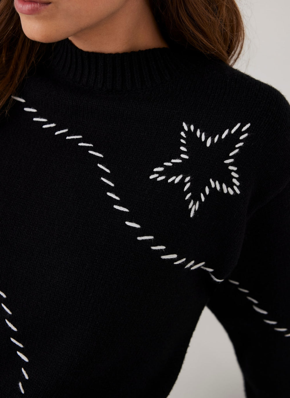 Black Star Detail Jumper