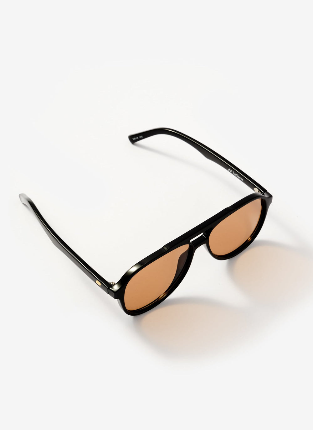 Le Specs Tragic Magic Black Aviator Sunglasses
