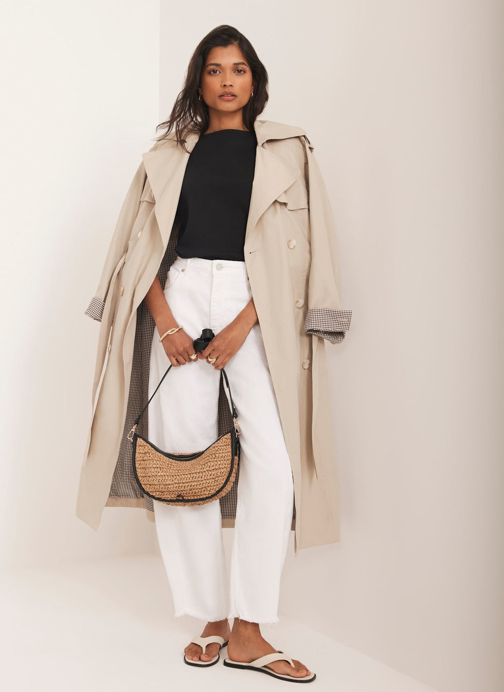 Black Slash Neck T-Shirt