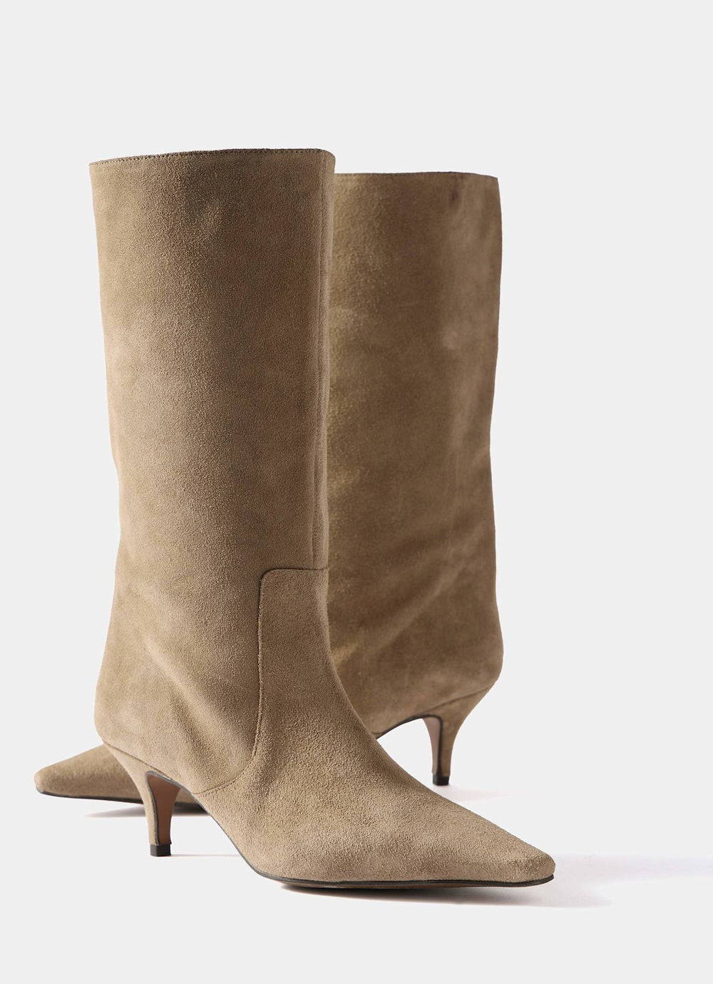 Bode Neutral Suede Calf Boots