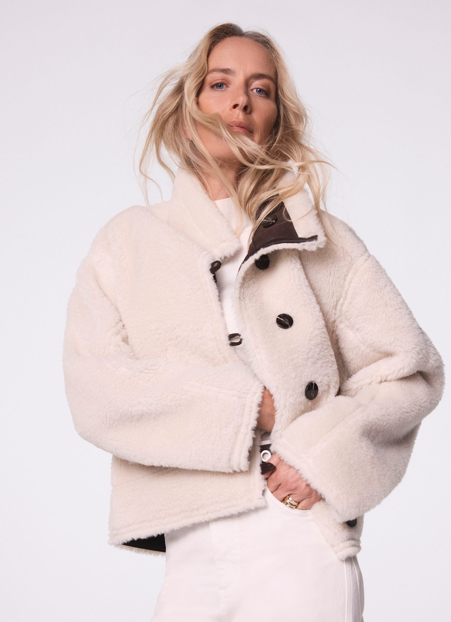 Brown Reversible Aviator Jacket – Mint Velvet