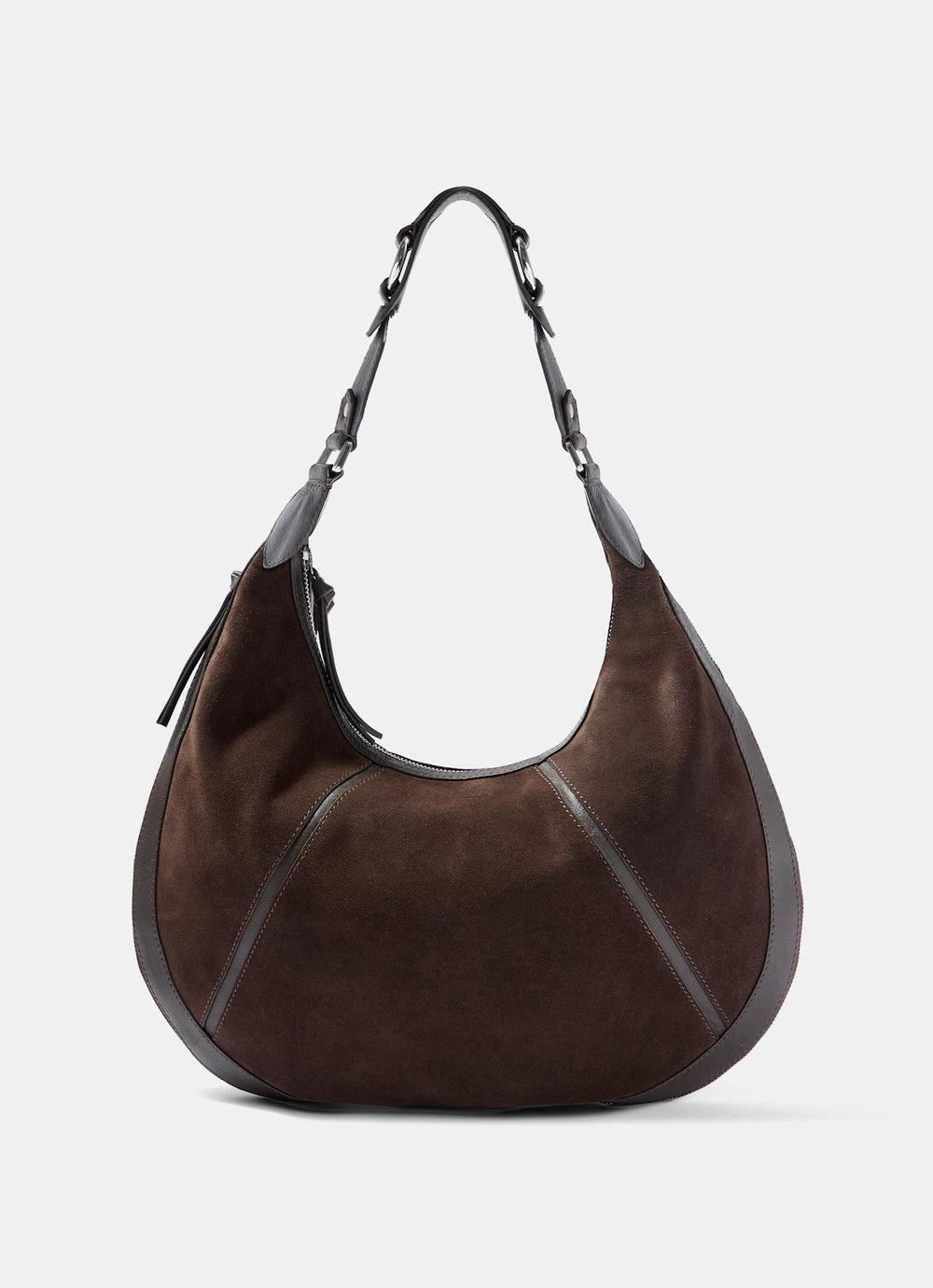 Bryony Brown Suede Shoulder Bag