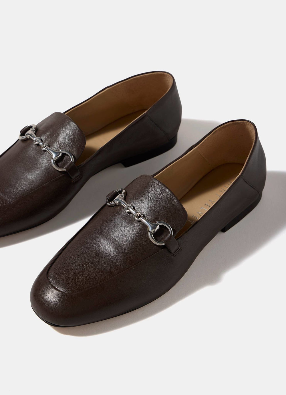 Camille Brown Leather Loafers