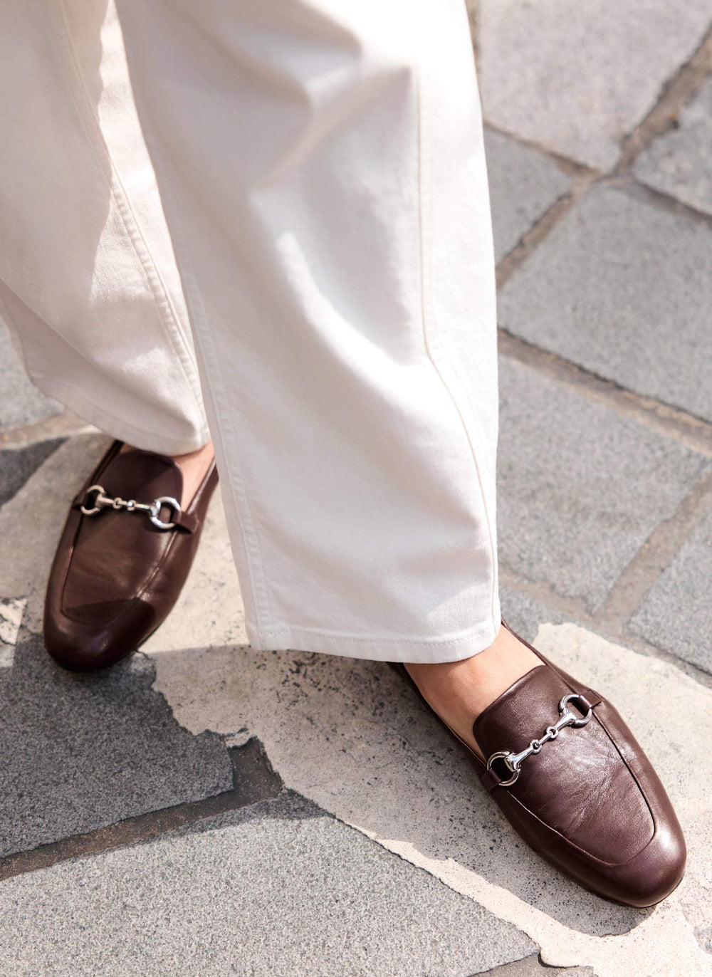 Camille Burgundy Leather Loafers