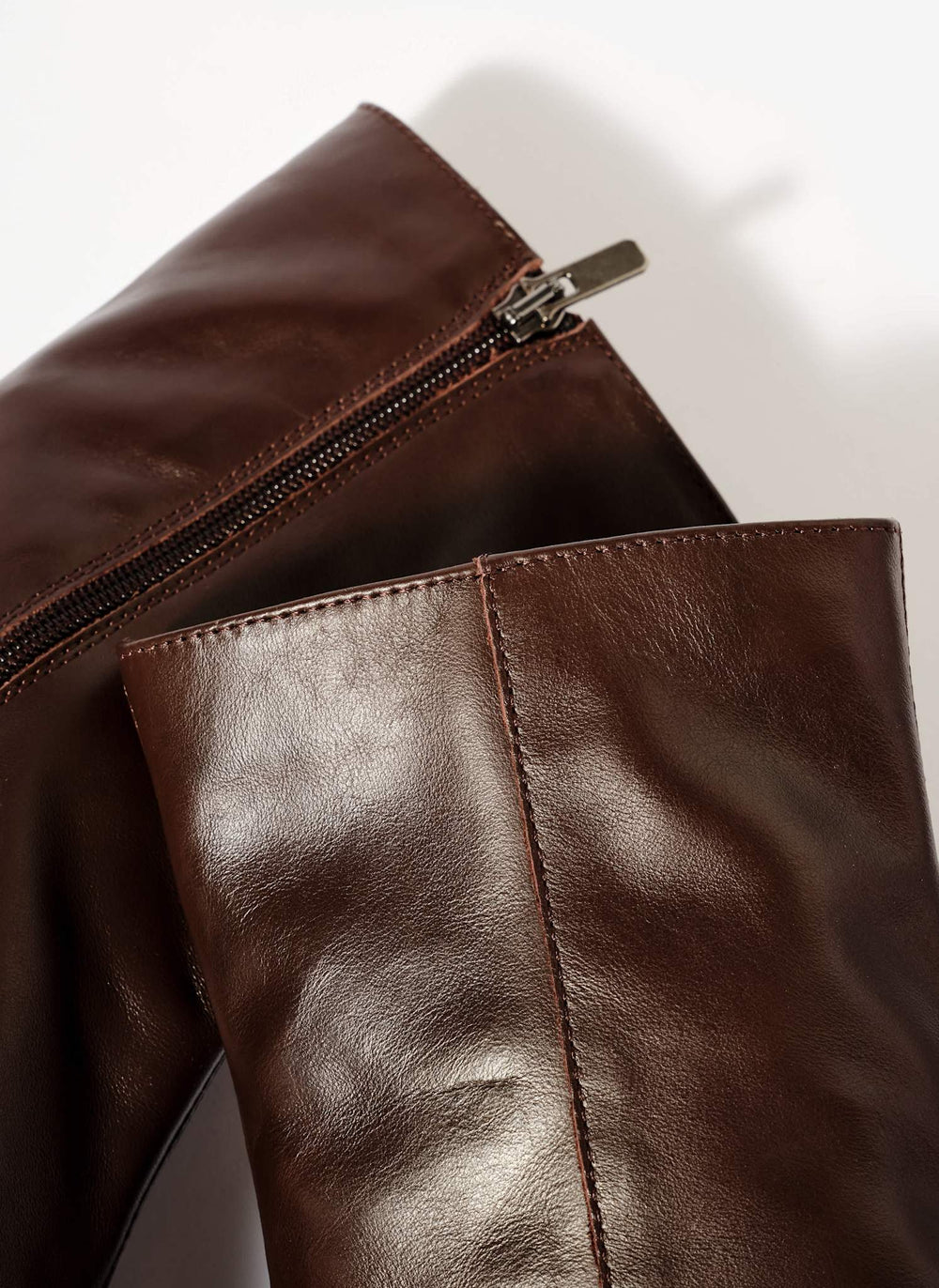 Chloe Brown Leather Ankle Boots