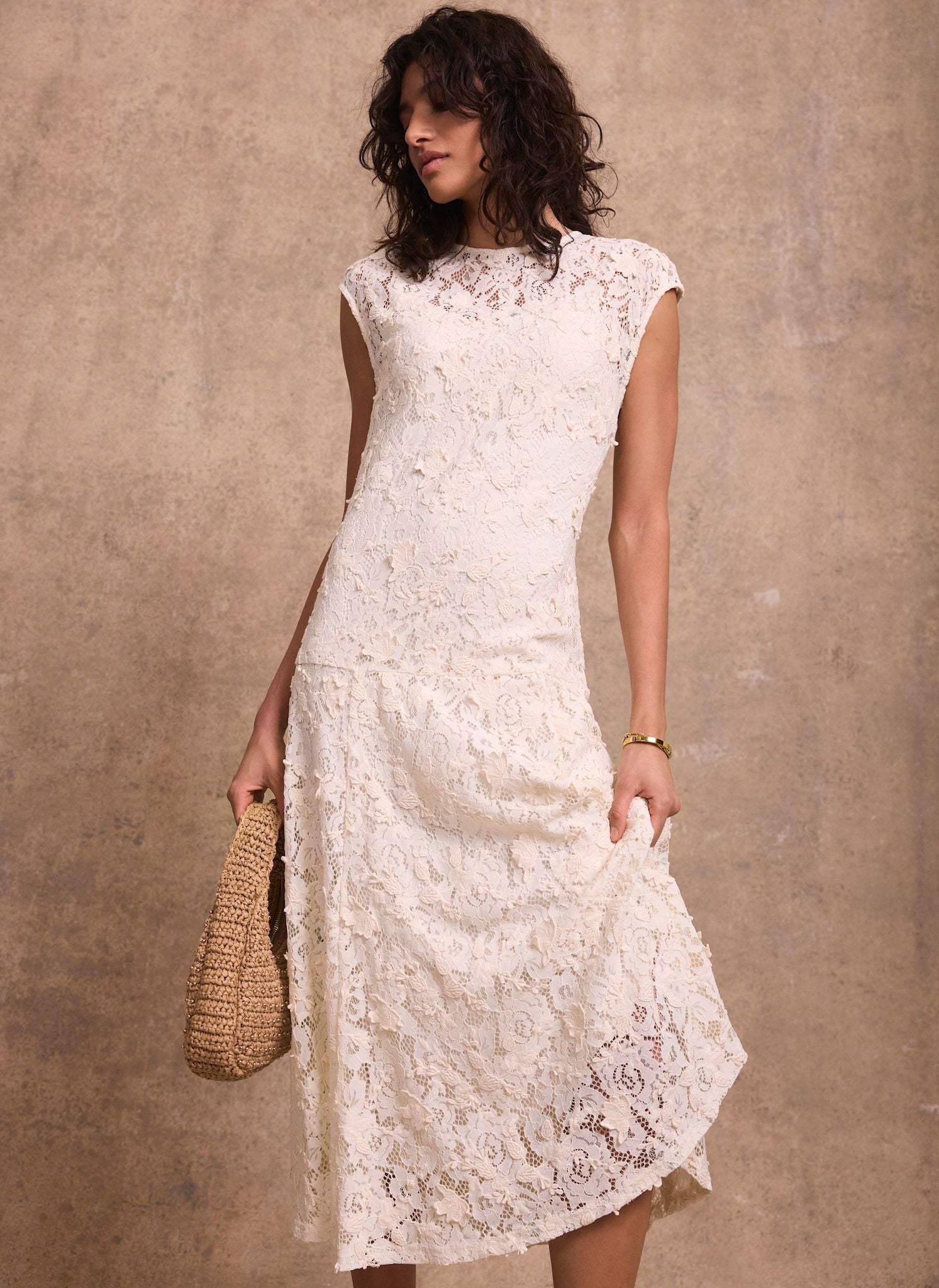 Mint Velvet Women's Lace Maxi Dress - Ivory/Cream - Size 2 - Cream Mint Velvet Women's Lace Maxi Dress - Ivory/Cream - Size 2 - Cream