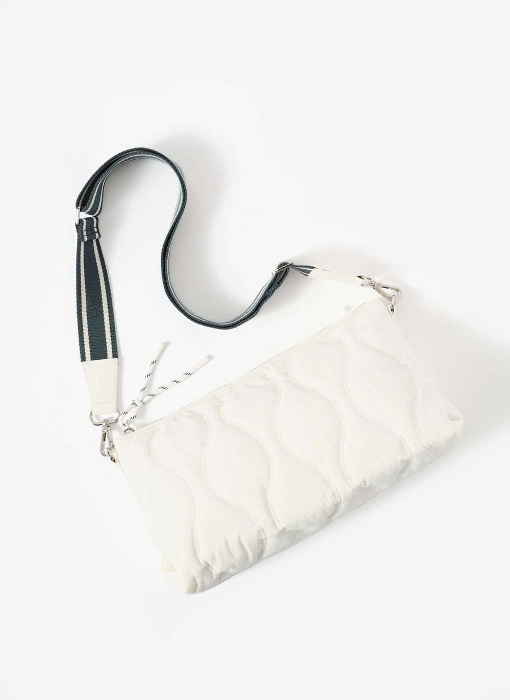 Tia Cream Crossbody Bag