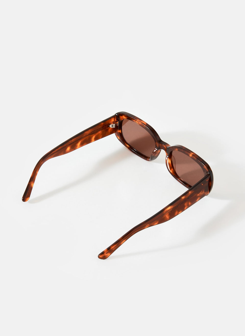 Brown Tortoiseshell Rectangle Sunglasses