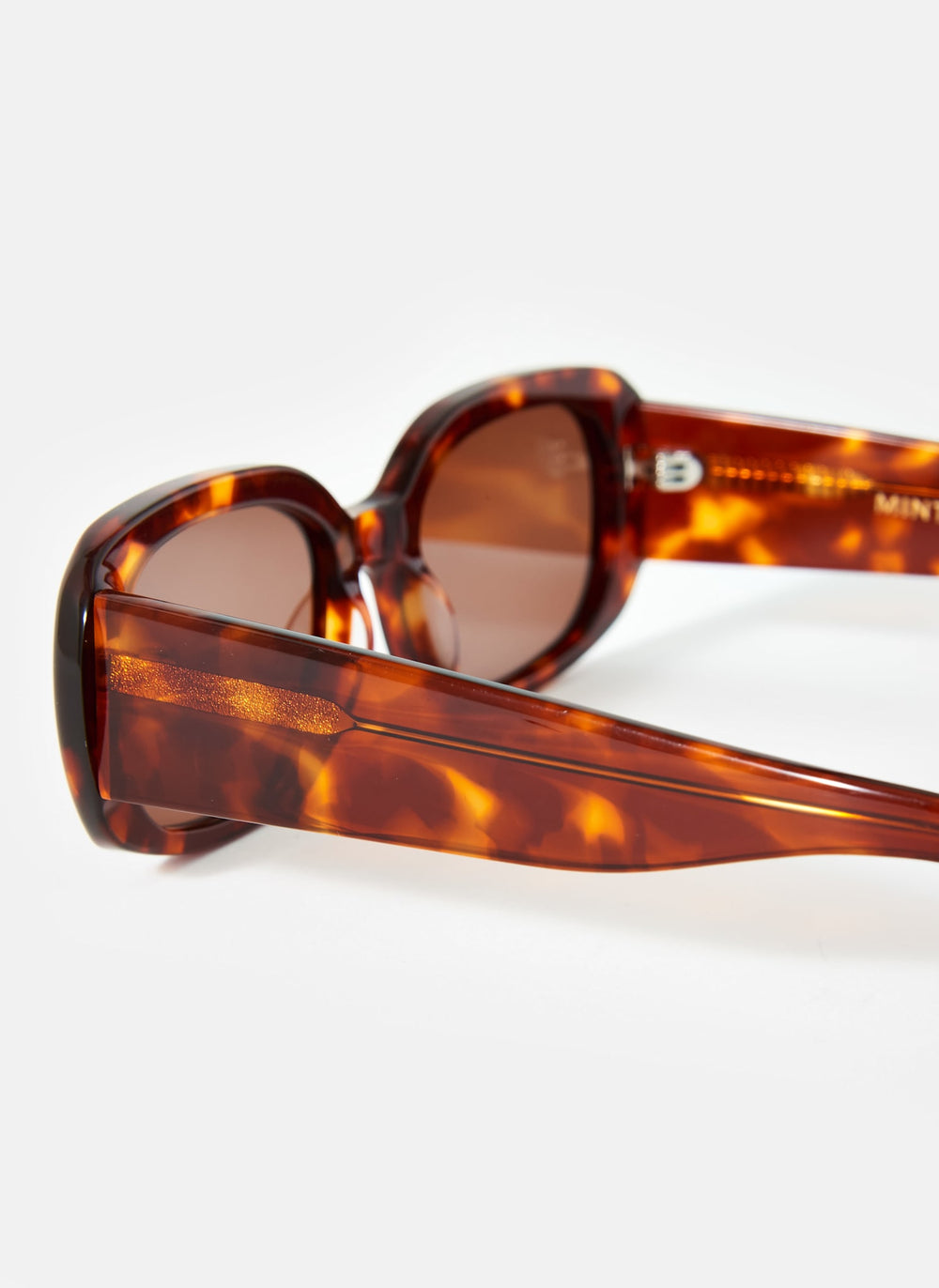 Brown Tortoiseshell Rectangle Sunglasses