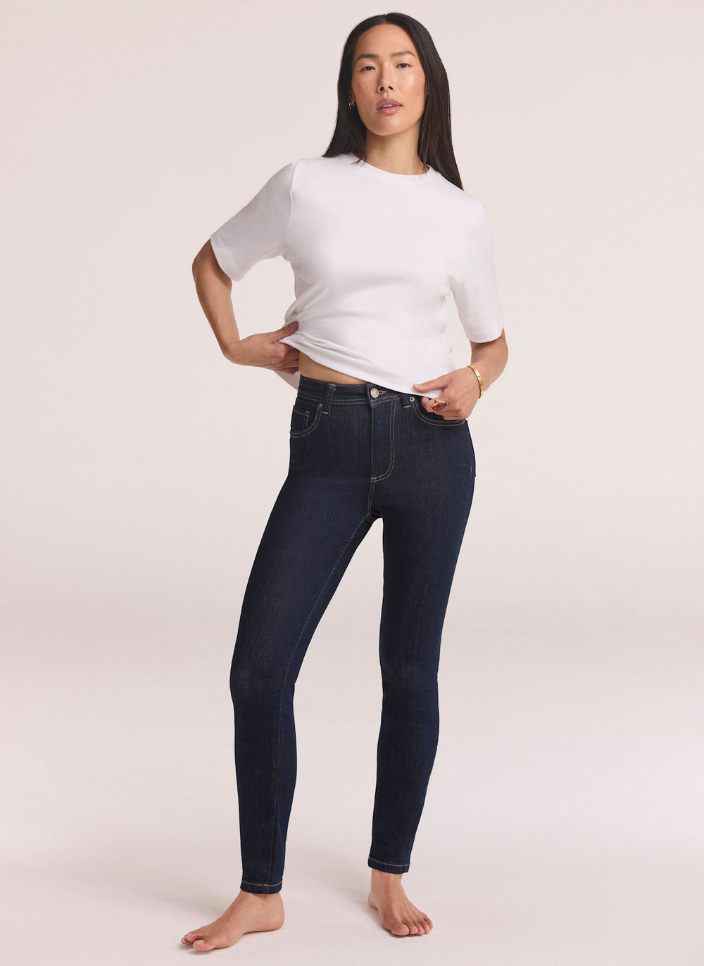 Dark Indigo Sculpting Skinny Jeans