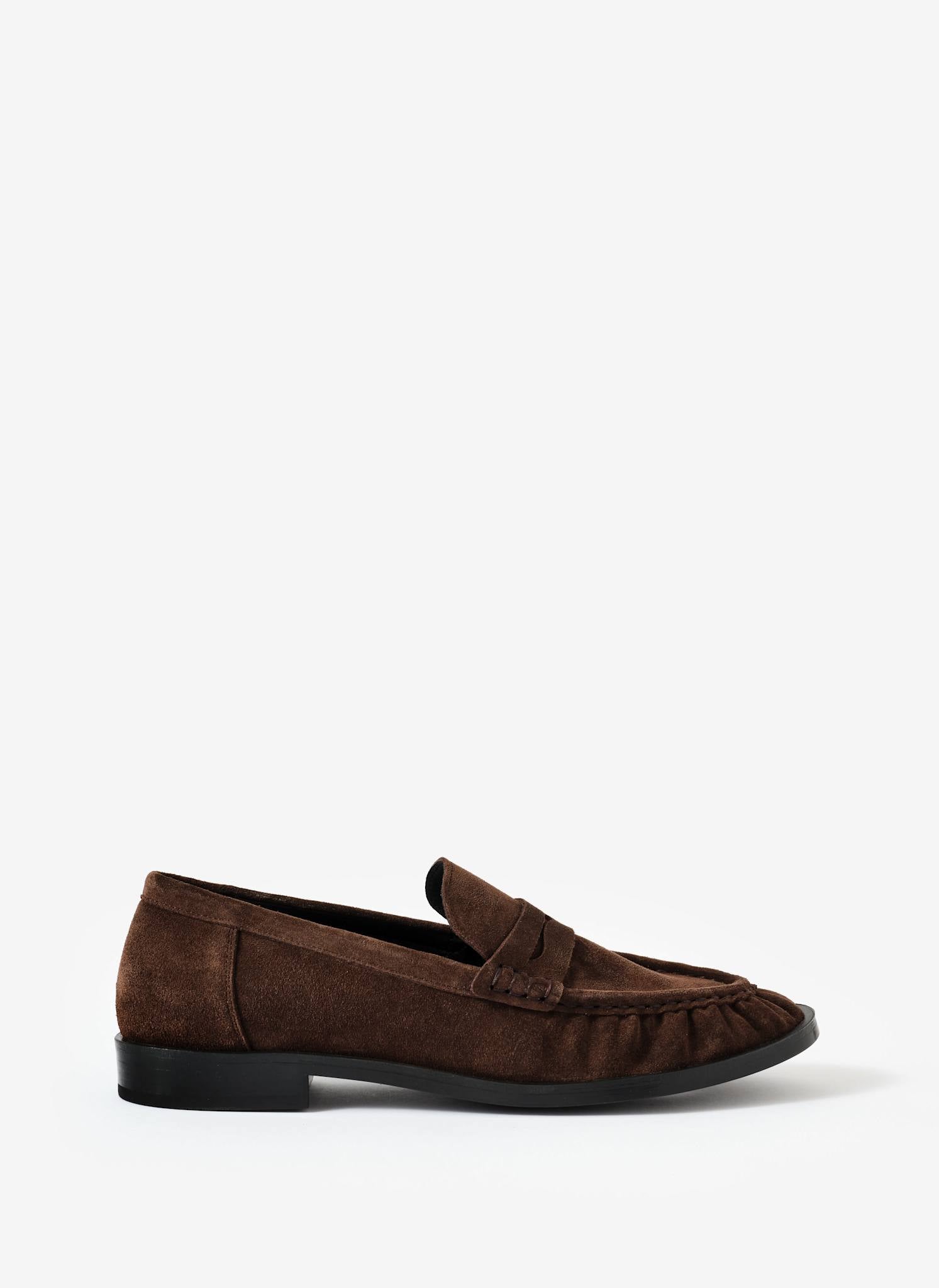 G. Brown Suede Loafers G Brown - Ernie Blue Suede Penny Loafer | Mitchell Stores main image 2