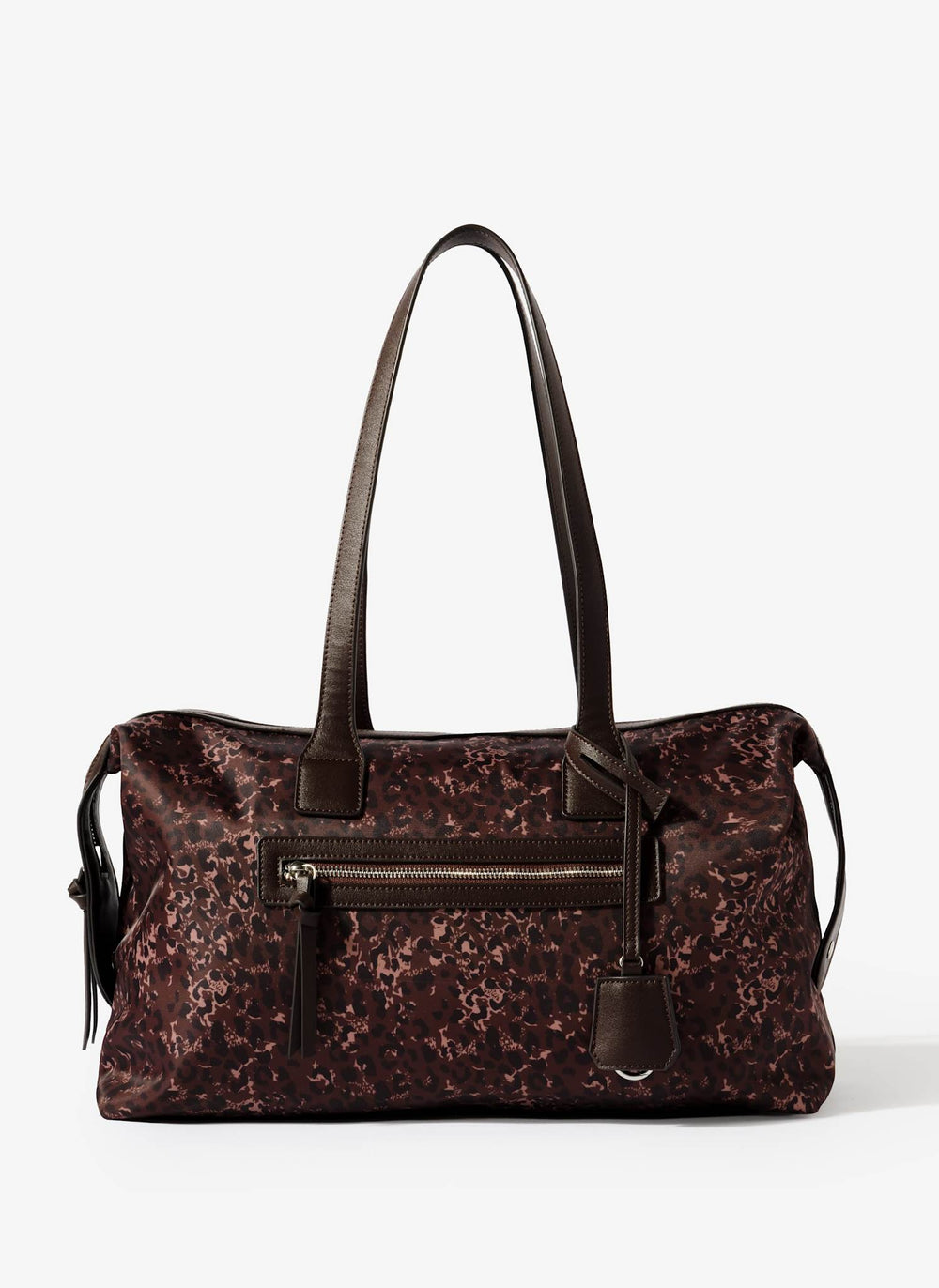 Gina Brown Leopard Print Weekender Bag