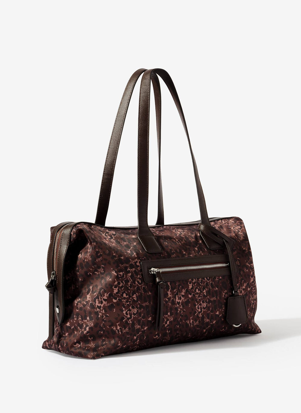Gina Brown Leopard Print Weekender Bag