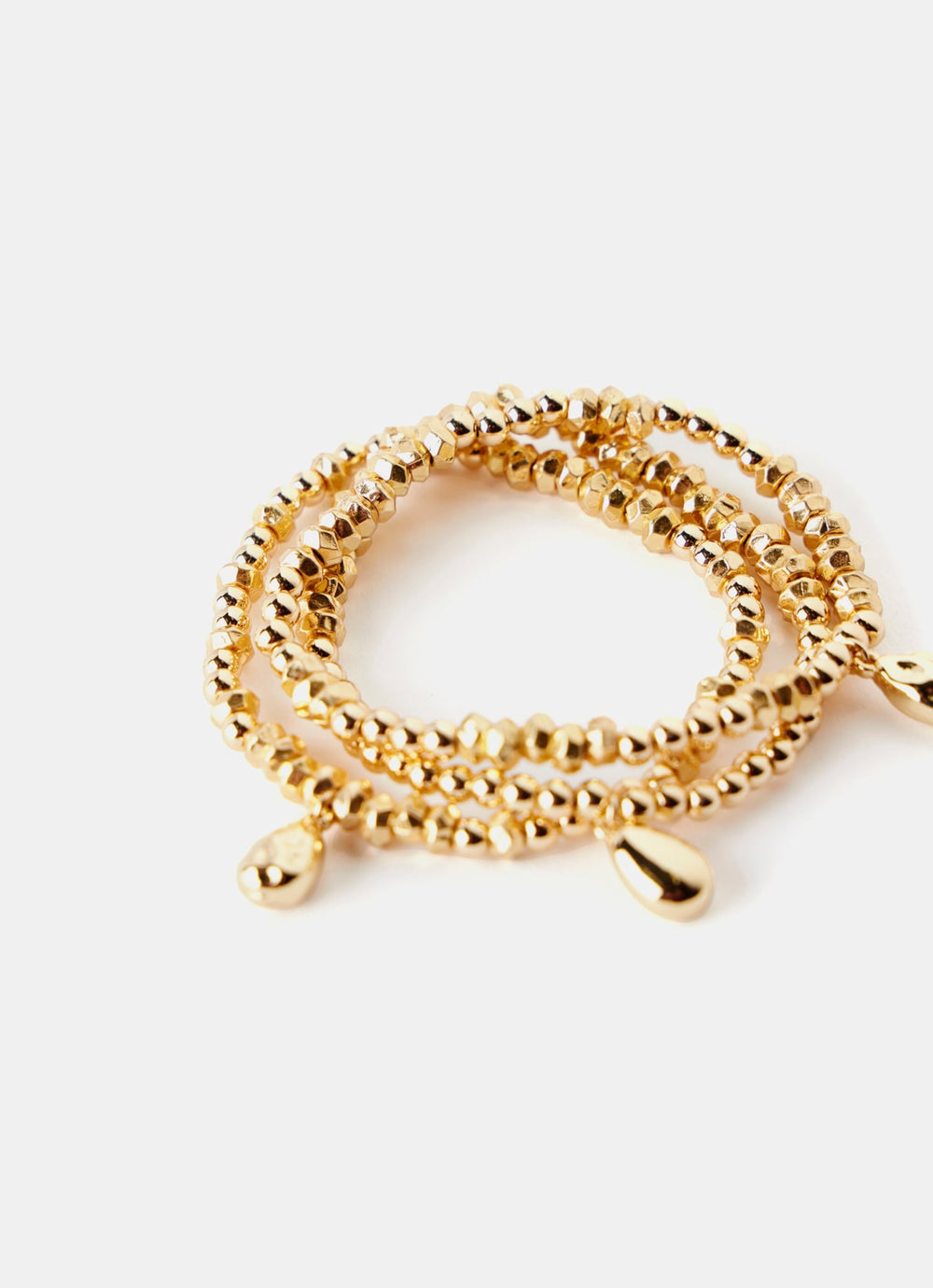 Gold Tone Friendship Bracelet Set