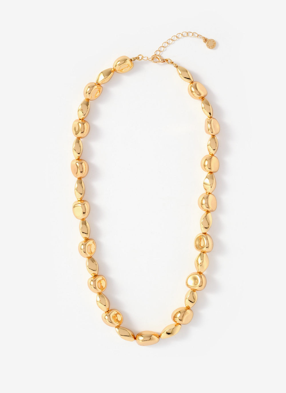 Gold Tone Beaded Necklace