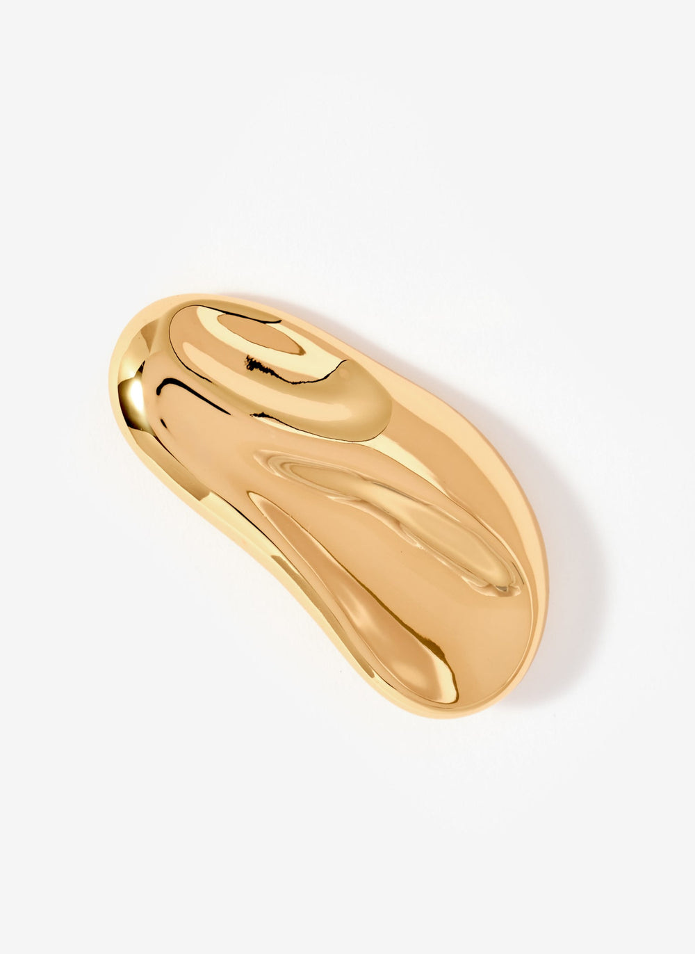 Gold Tone Minimal Brooch