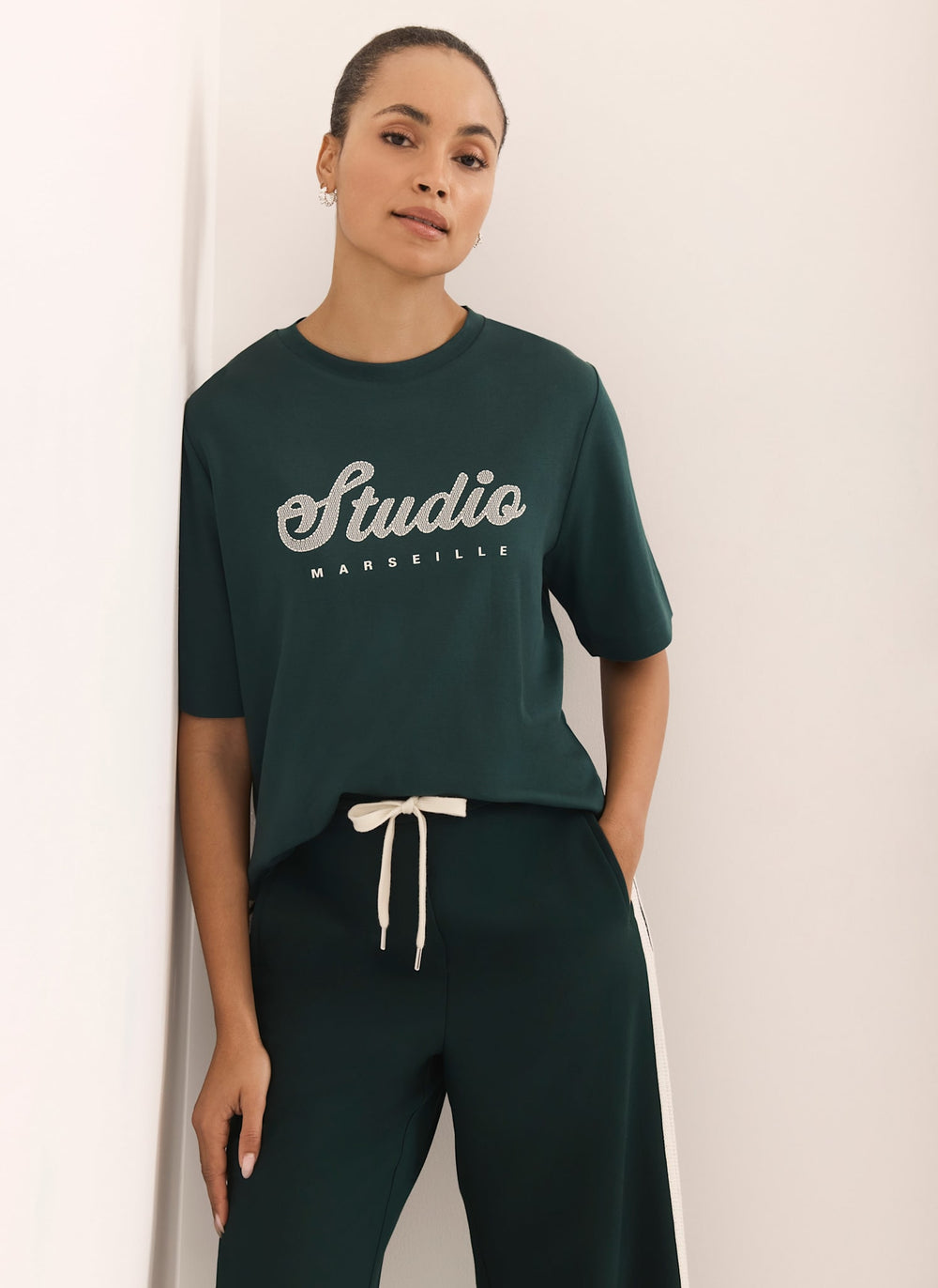 Teal Studio Graphic T Shirt