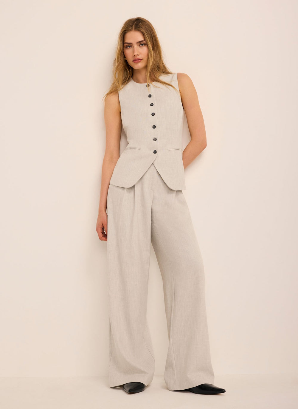 Grey Tailored Waistcoat