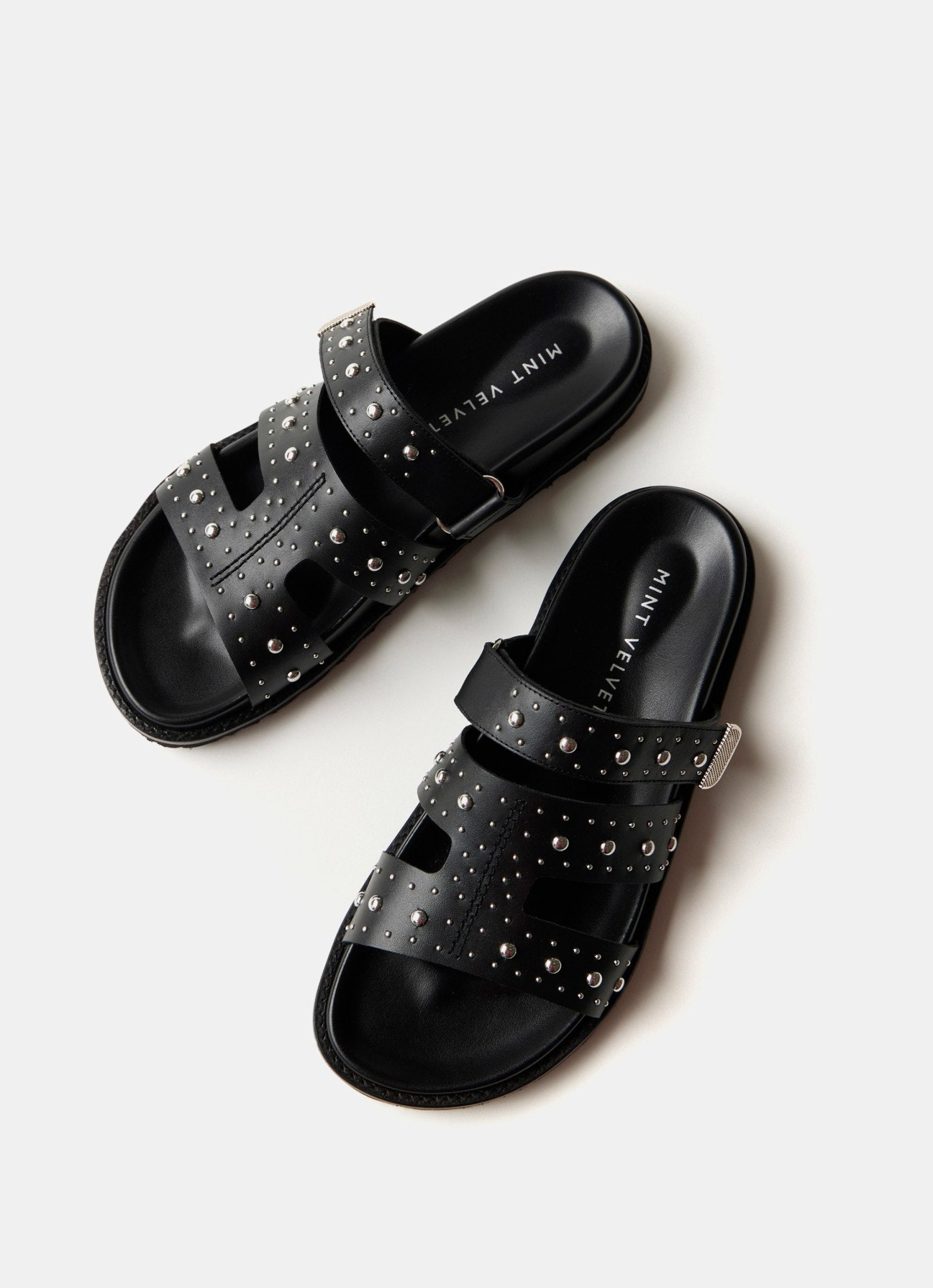 Studded shops chunky sandals