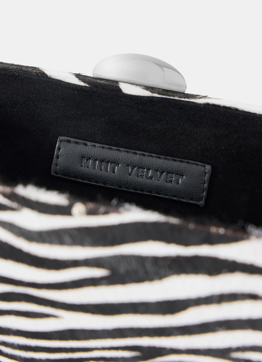 Hope Zebra Print Clutch Bag