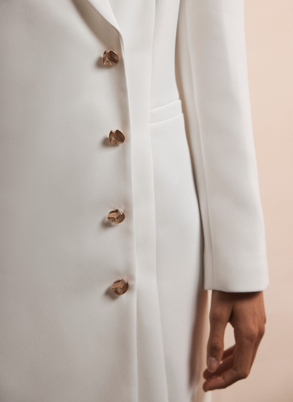 White Blazer Mini Dress