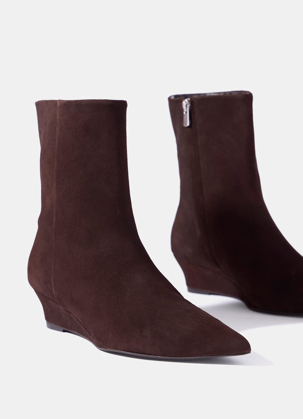 Kailey Brown Suede Ankle Boots
