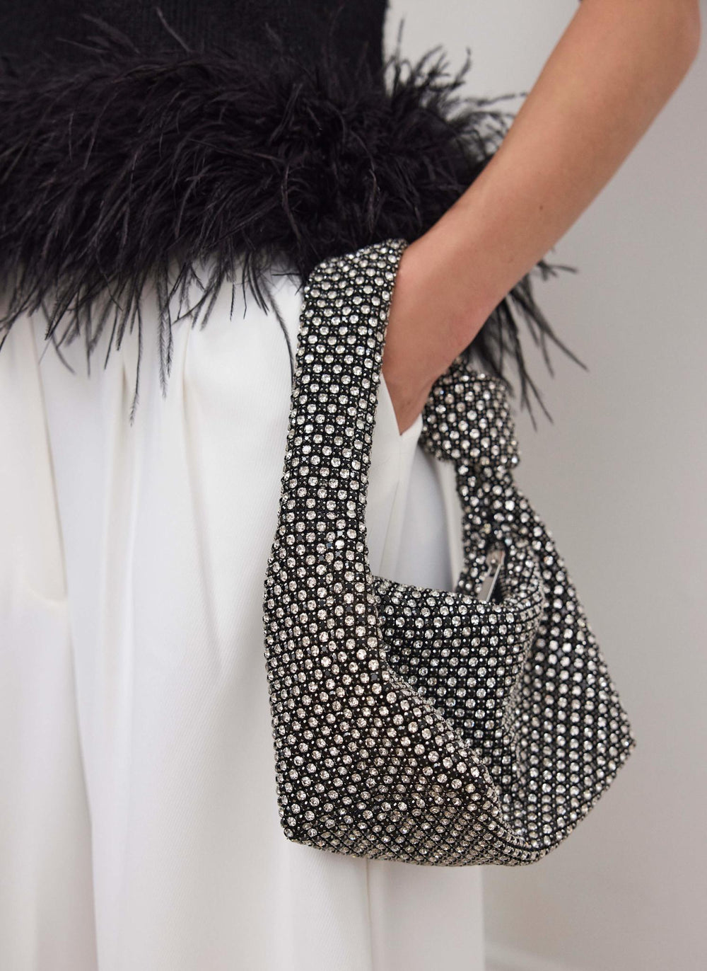 Kay Silver Diamante Grab Bag