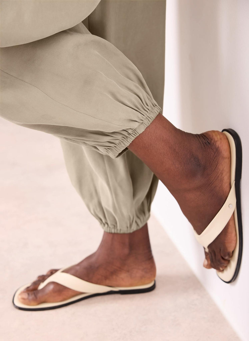 Khaki Balloon Trousers