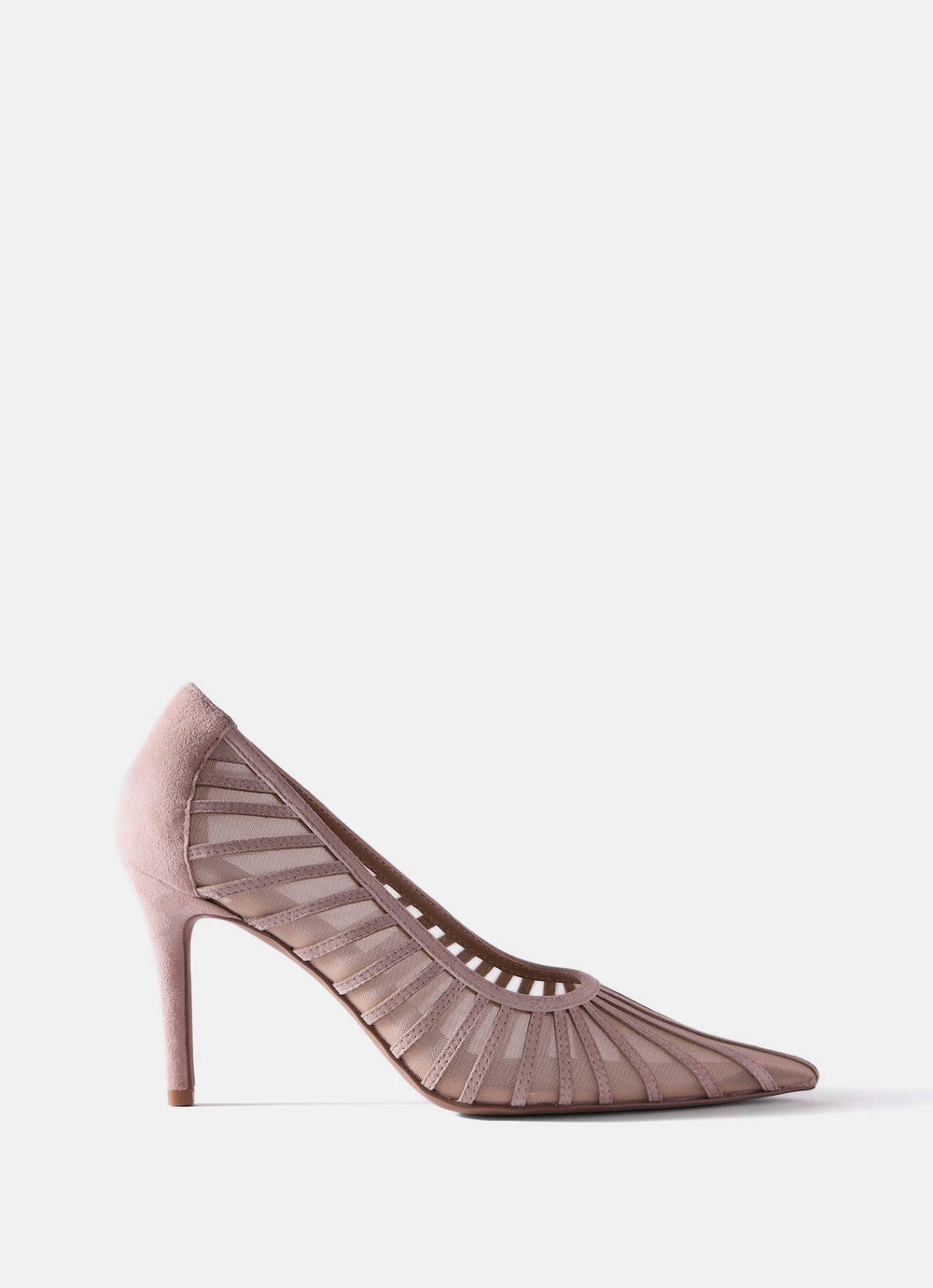 Kya Pink Caged Court Shoe