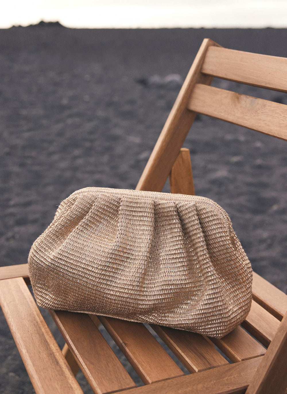 Gold Metallic Clutch Bag