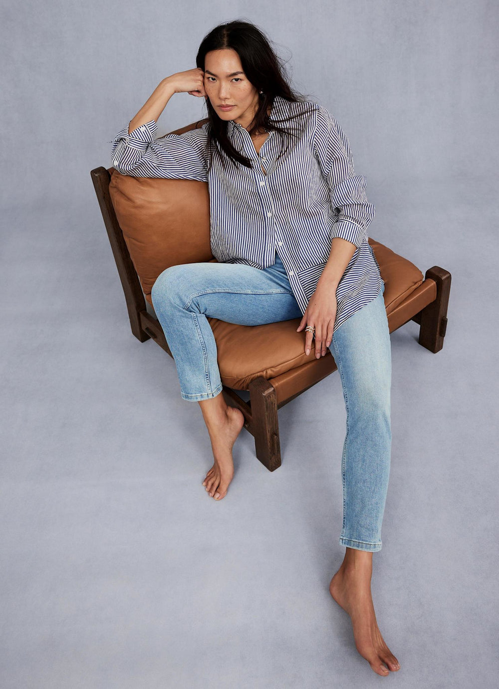 Light Indigo Sculpting Skinny Jeans