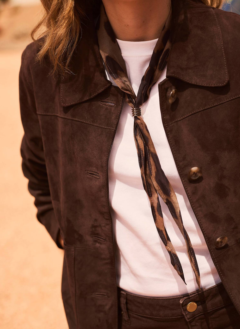 Maddison Animal Print Neck Scarf