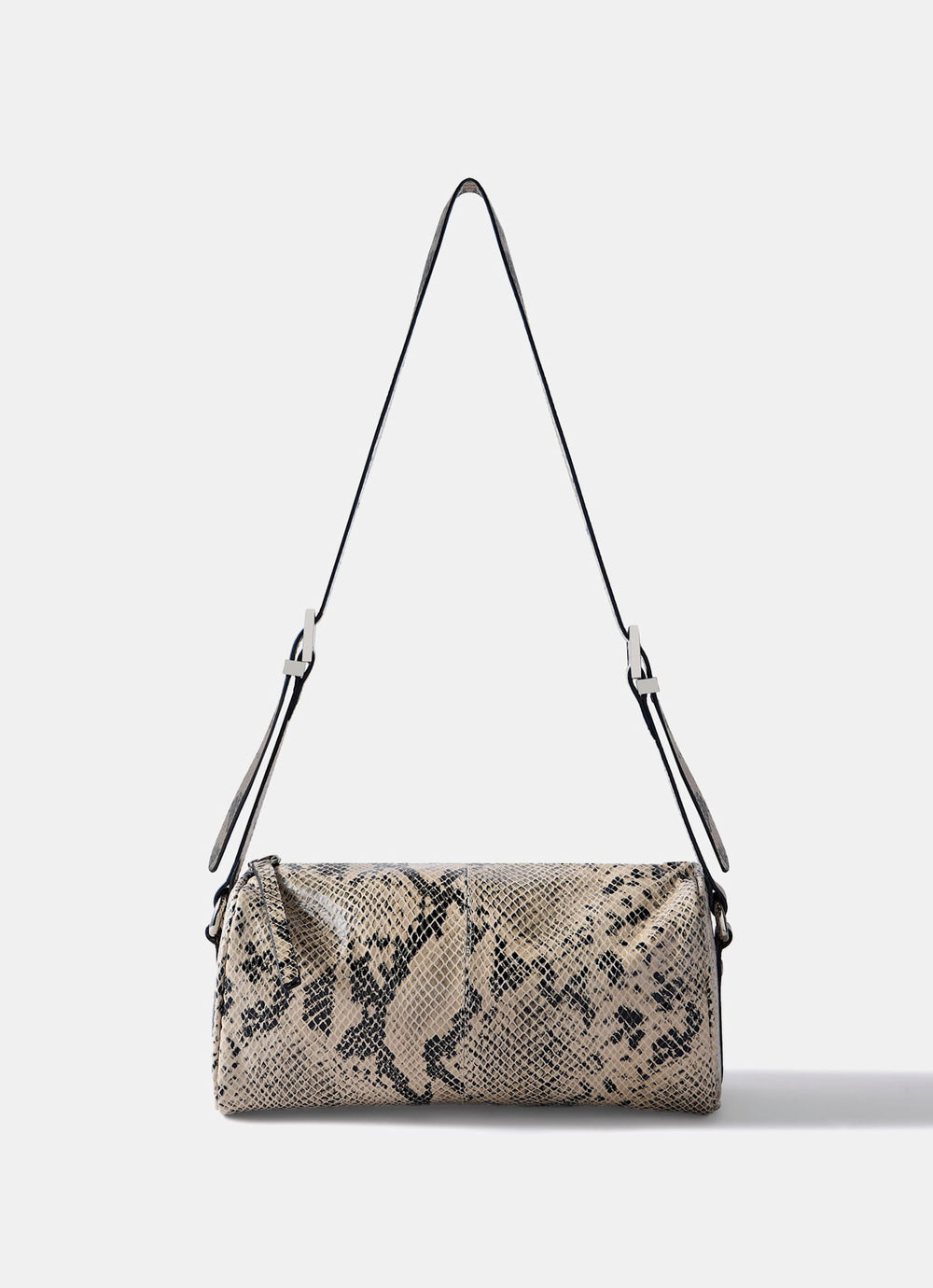 Matilda Snake Print Leather Shoulder Bag