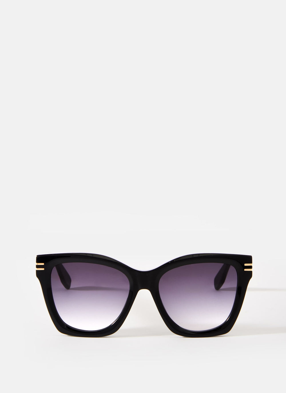 Black Oversized Cat Eye Sunglasses