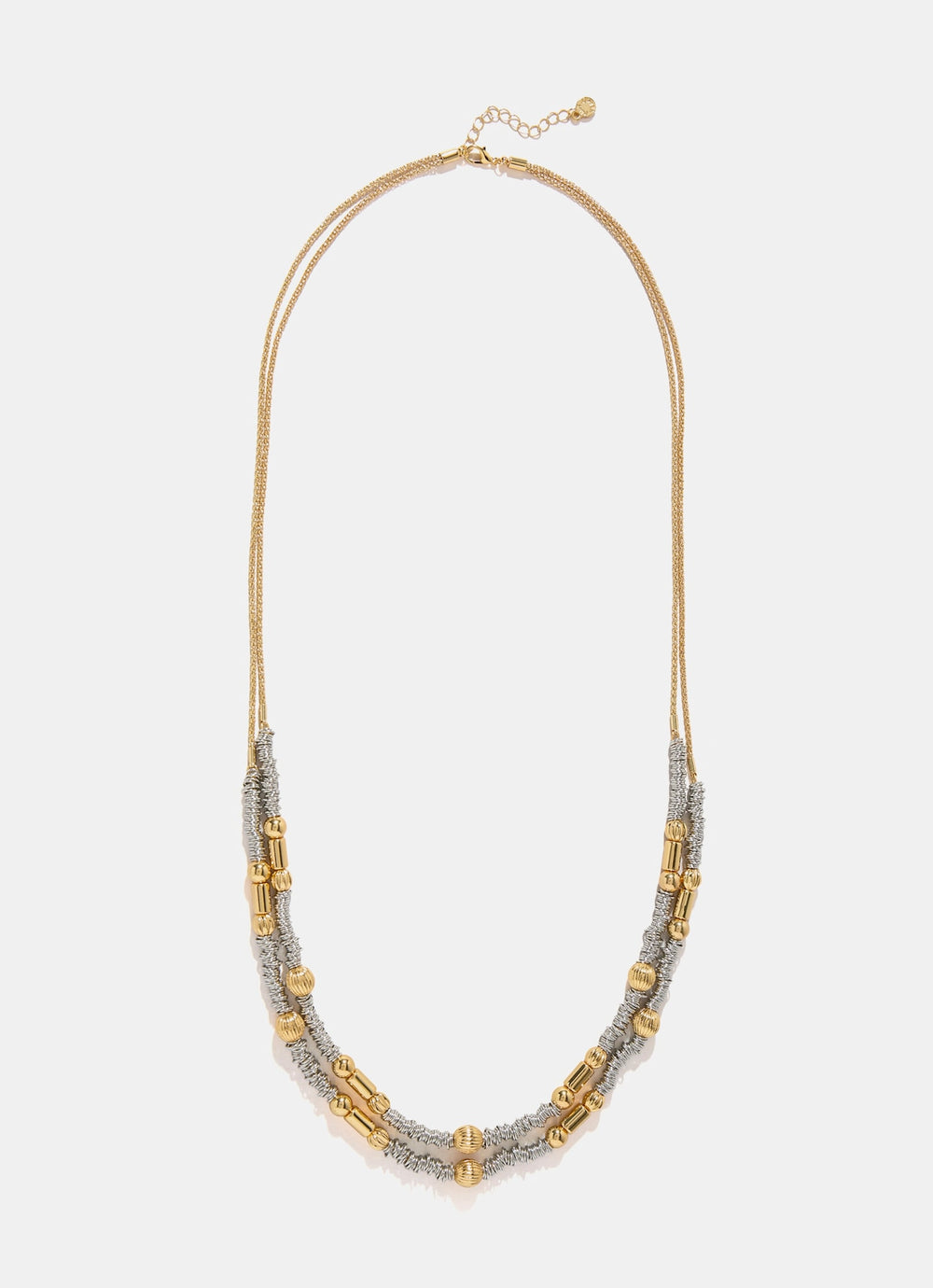 Mixed Metal Layered Necklace