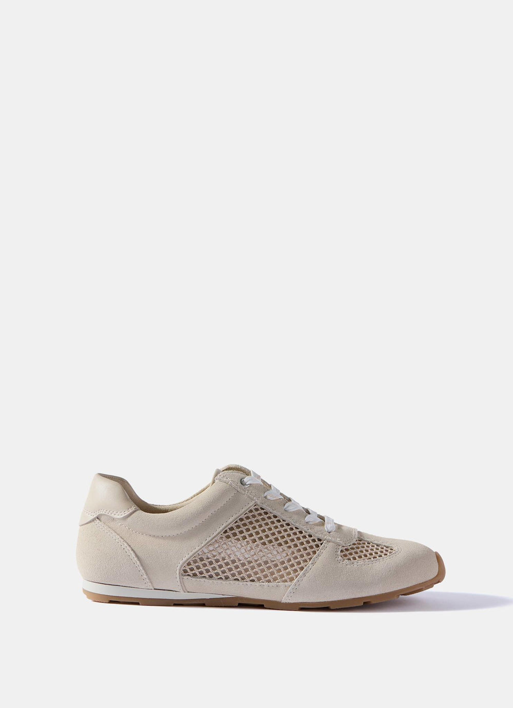 Myla Cream Suede Mesh Trainers