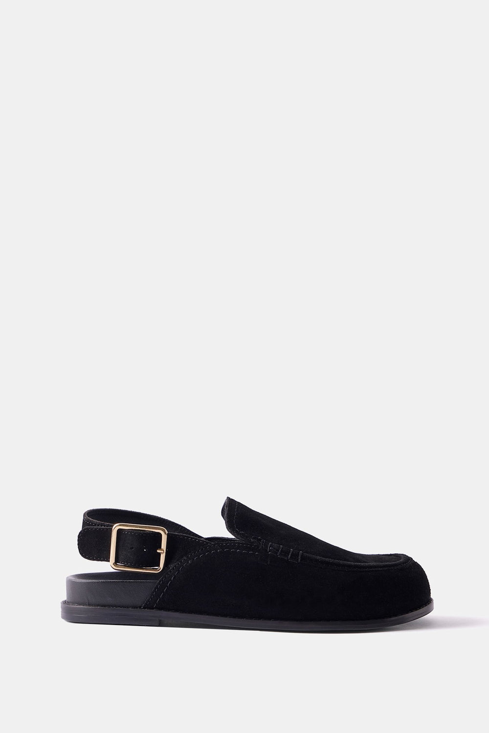 Nala Black Sling Back Clogs