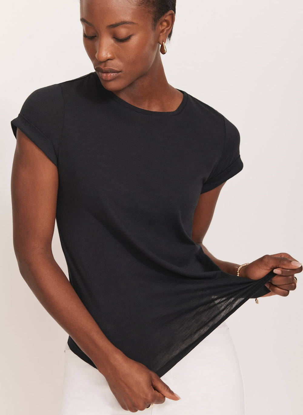 Navy Cotton Star T-Shirt