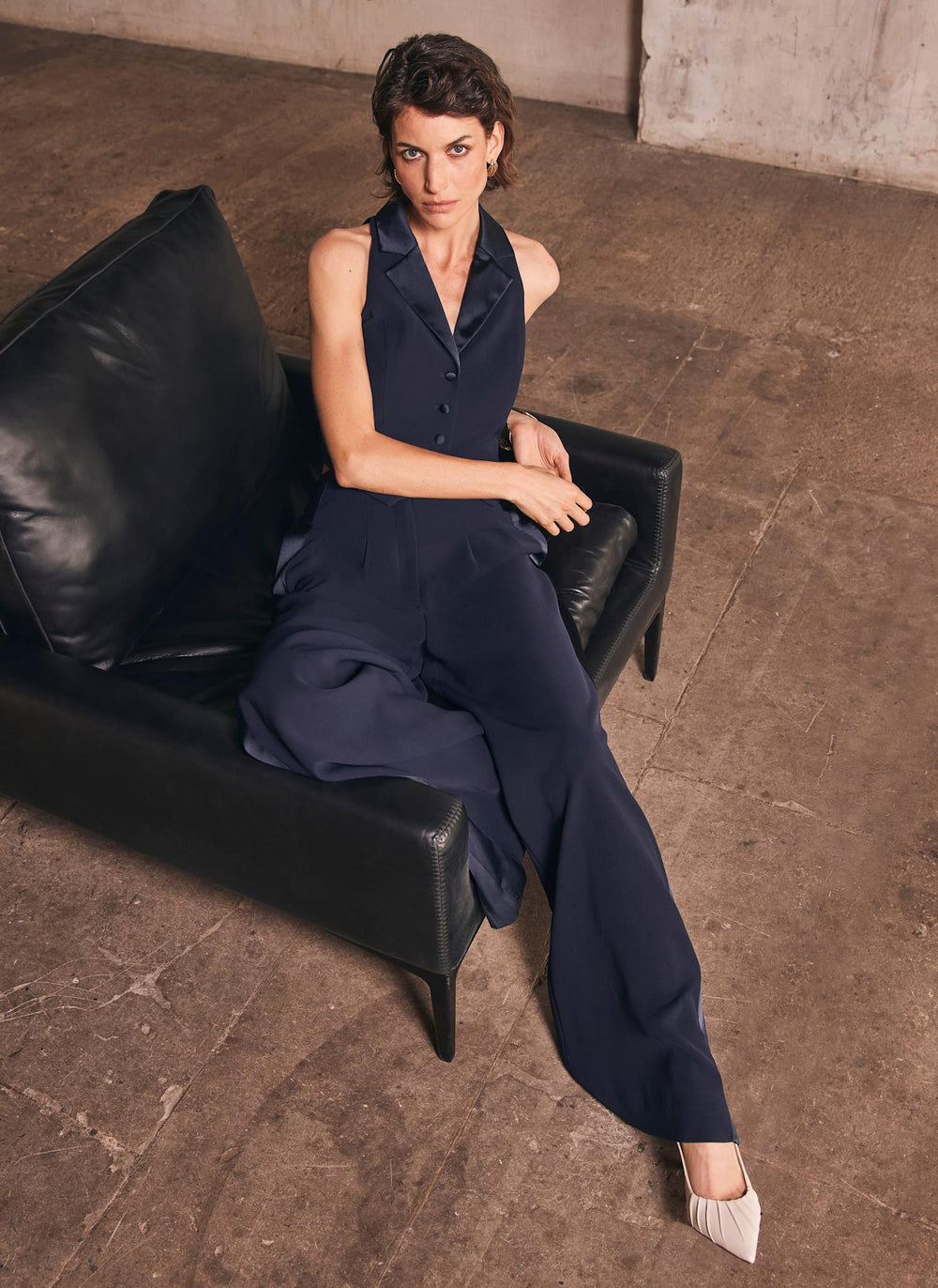 Navy Tuxedo Waistcoat