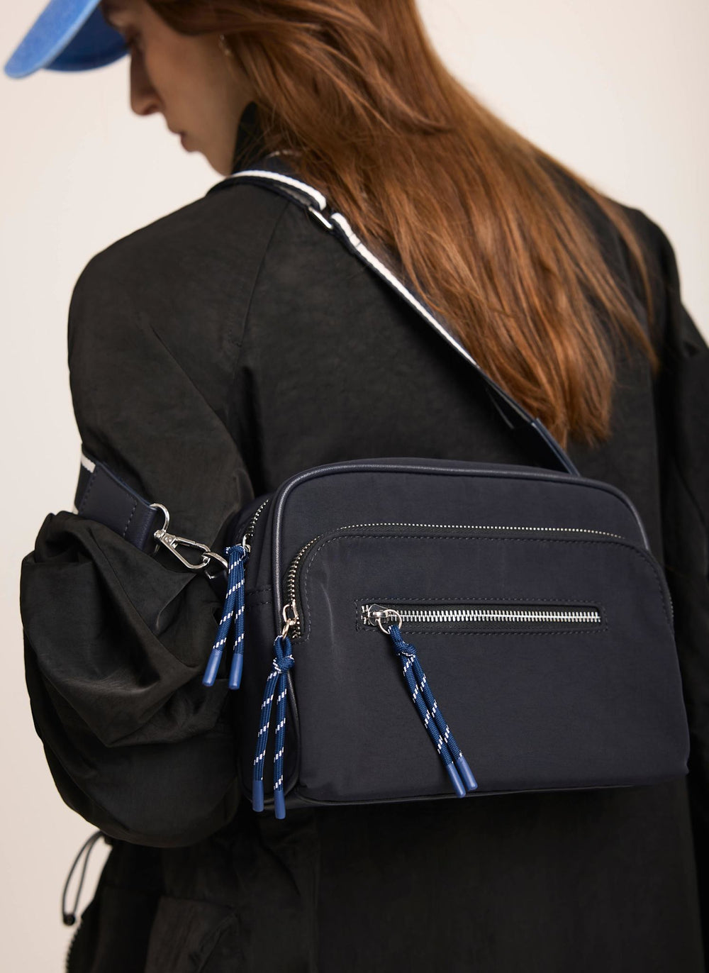 Edie Navy Crossbody Bag